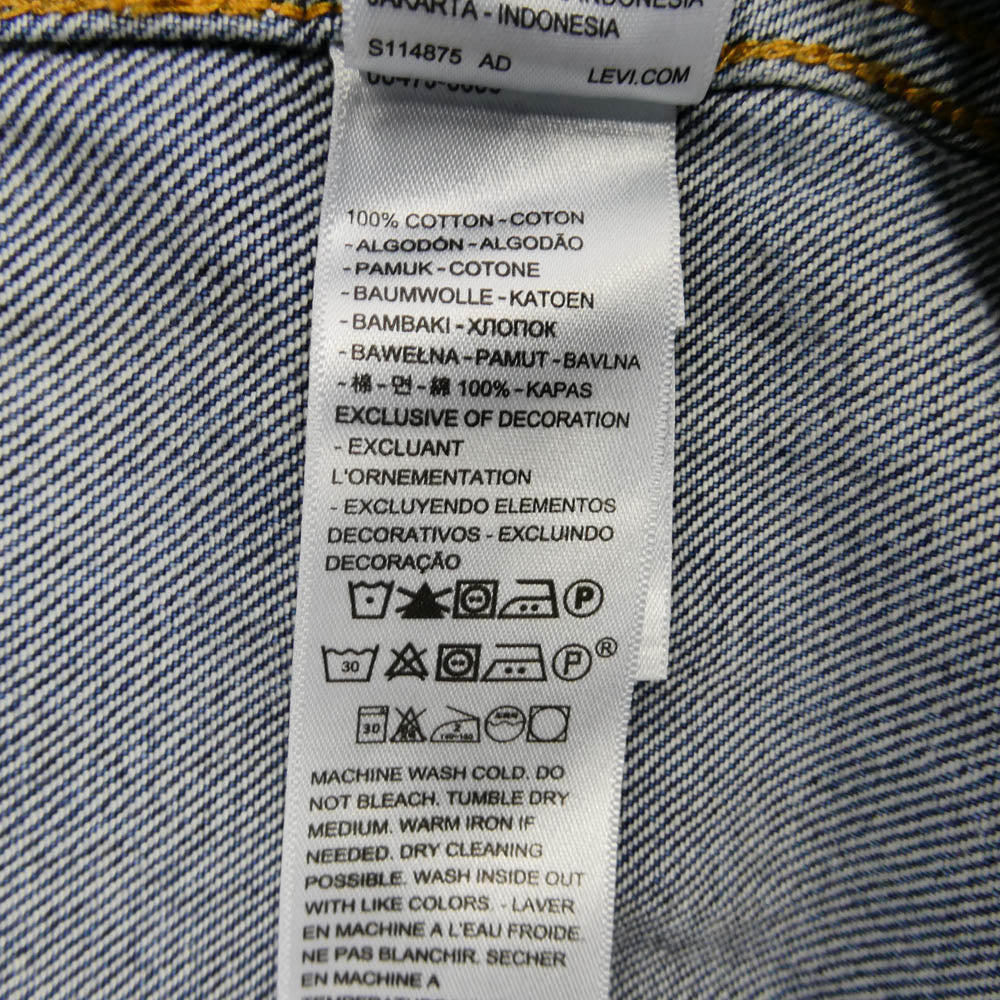Levi's リーバイス JOURNAL STANDARD ジャーナルスタンダード 0047J-0000 ジャーナルスタンダード別注 TYPE 3 DENIM TRUCKER JACKET デニム ジャケット ネイビー系 M【極上美品】【中古】