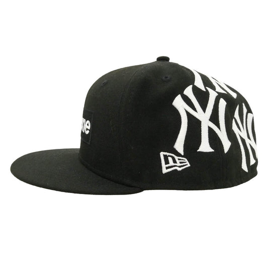 Supreme シュプリーム NEW ERA ニューエラ 21AW × New York Yankees Box Logo New Era 7 3/8 ニューヨーク ヤンキース ボックス ロゴ キャップ ブラック系 7 3/8【中古】