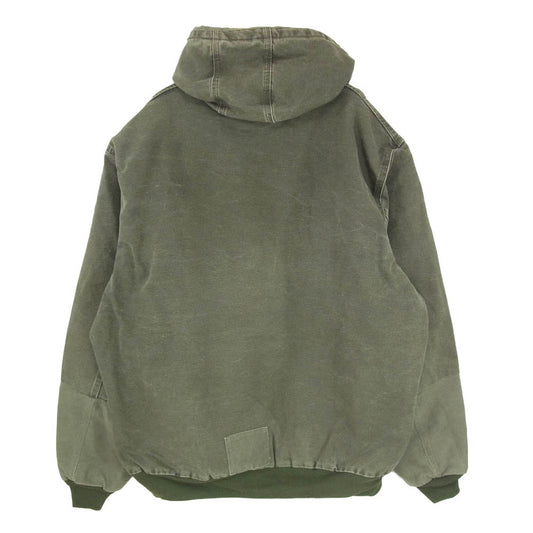 Carhartt カーハート ダック地 アクティブ ジャケット モスグリーン系 XXL【中古】