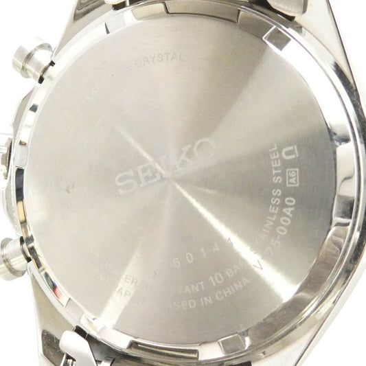 SEIKO セイコー V175-00A0 SBPY181 SEIKO SELECTION S Series セレクション シリーズ 電波 ソーラー クロノグラフ 腕時計 ウォッチ シルバー系 ブラック系【中古】