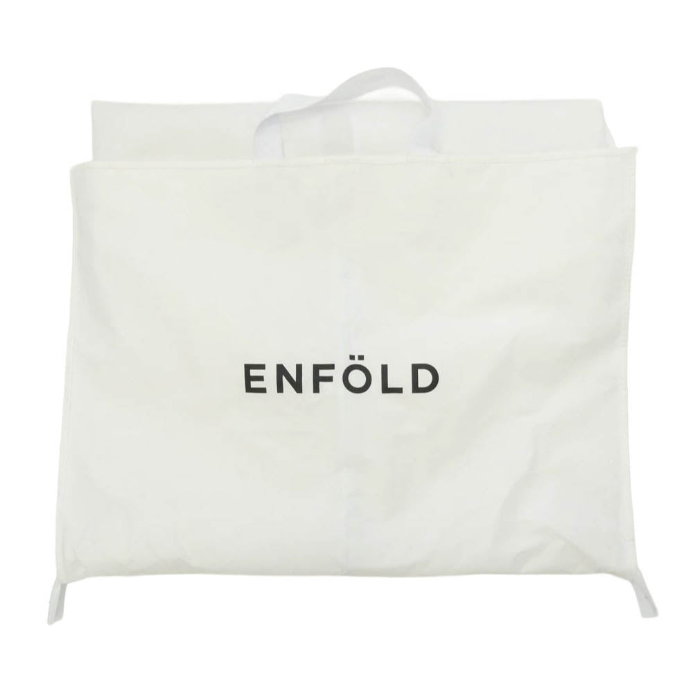 ENFOLD エンフォルド 25AW 300IA230-1991 ENFOLD NAPE SOUTIEN-COLLAR COAT ステンカラーコート ライトグリーン系 38【中古】