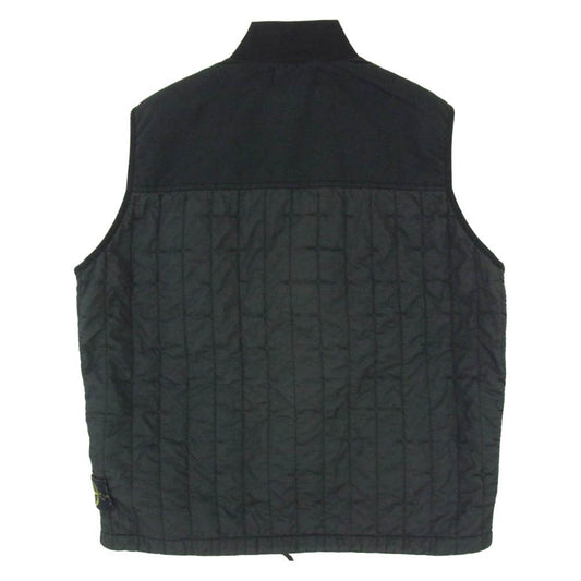 STONE ISLAND ストーンアイランド 8015G0231 Nylon Stella Vest Primaloft-TC ワッペン付き ナイロン ステラ 中綿プリマロフト ベスト ブラック系 M【中古】