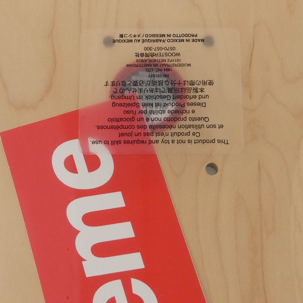 Supreme シュプリーム Prayer Card Skateboard Multicolor プレイヤーカード スケートボード デッキ マルチカラー ベージュ系【新古品】【未使用】【中古】