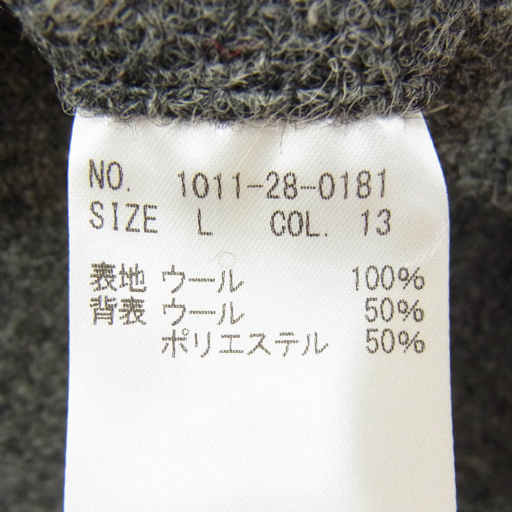 ミツミネ Harris Tweed ハリスツイード ジレ ベスト グレー系 L【中古】