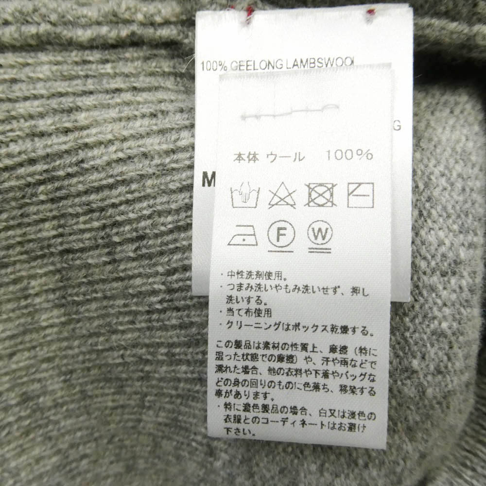 ウィリアムロッキー 英国製 ウール ニットポロ セーター グレー系 M【中古】