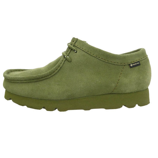Clarks クラークス 61644744 WALLABEE GTX LODEN GREEN スエード ワラビー ゴアテックス シューズ モスグリーン系 UK6【中古】