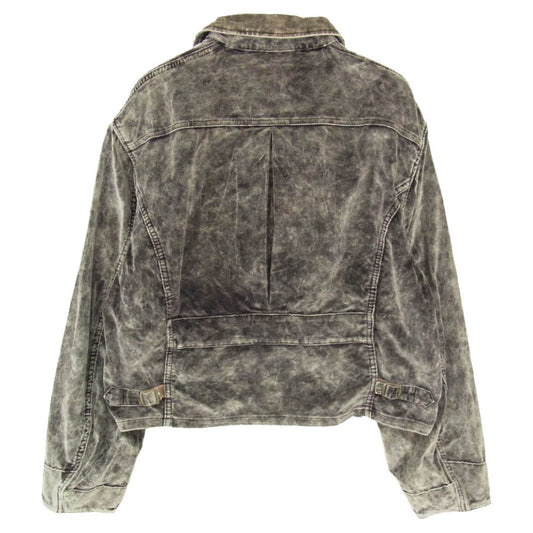 KAPITAL キャピタル K2509LJ077 別珍 ハンター ドリズラー ジャケット Dirty Dyed ブラック系 2【極上美品】【中古】