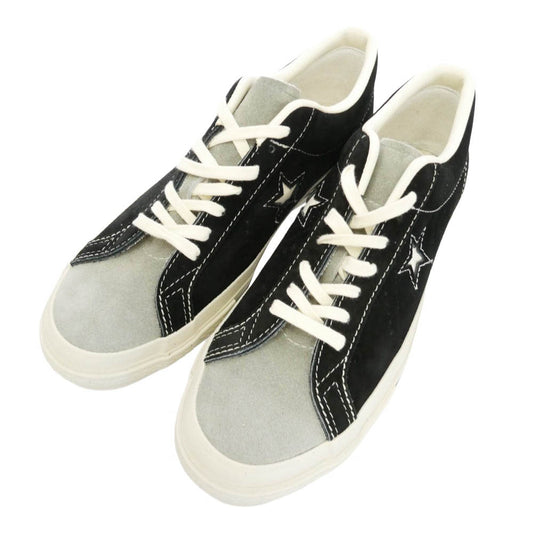 CONVERSE コンバース 35200610 ONE STAR J VTG SUEDE BLK/GRY ワンスタージャパン スエード ローカット スニーカー マルチカラー系 29cm【極上美品】【中古】