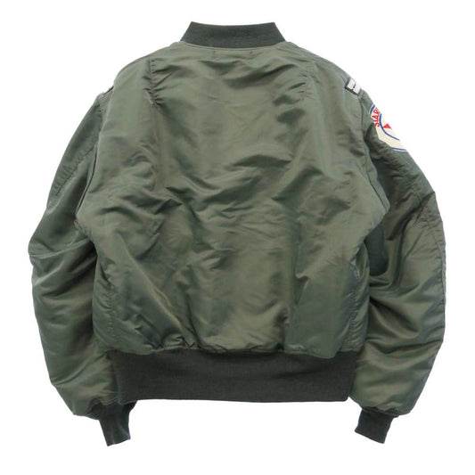 Buzz Rickson's バズリクソンズ BR15571 ALBERT TURNER アルバート・ターナー実名復刻 Type MA-1 フライトジャケット ブルゾン グリーン系 XXXL【極上美品】【中古】