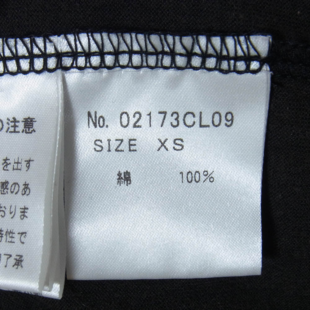 HYSTERIC GLAMOUR ヒステリックグラマー 02173CL09 H SKELETON プリント 長袖 Tシャツ チャコール系 XS【中古】