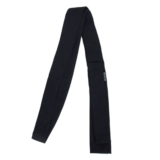 Yohji Yamamoto POUR HOMME ヨウジヤマモトプールオム エンブロイダリータイ ネクタイ 呵呵呵呵 ブラック系【中古】