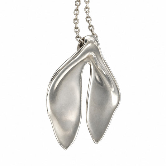 TIFFANY&Co. ティファニー ホエールテール ネックレス シルバー系【中古】