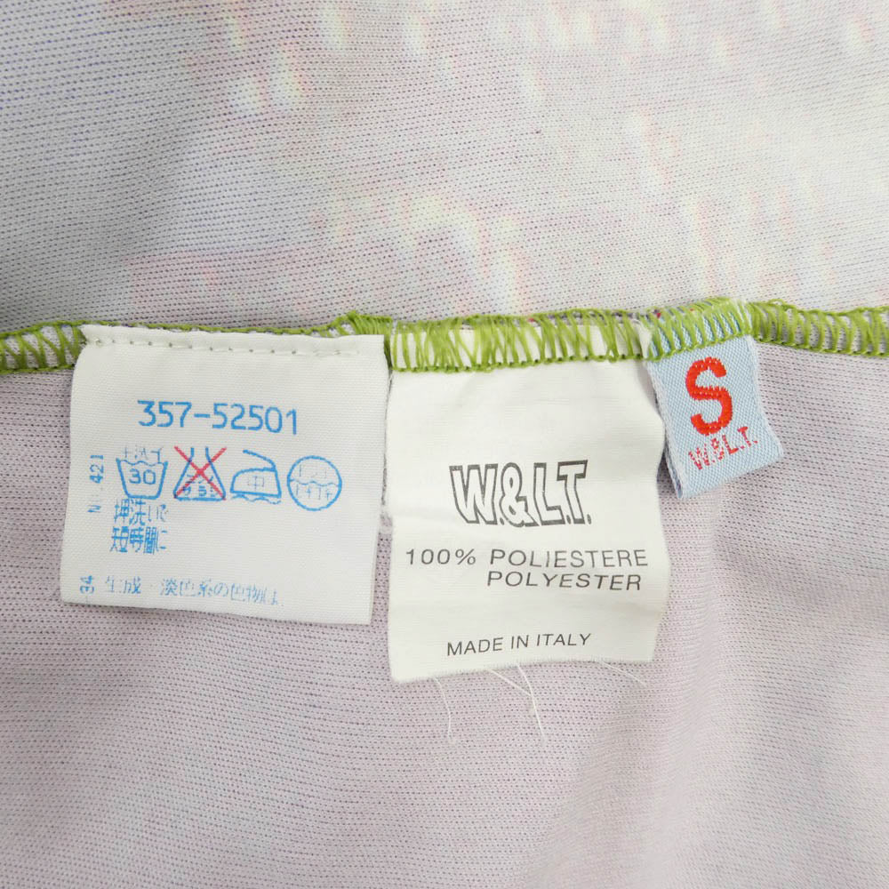 ウォルターヴァンベイレンドンク 357-52501 半袖 総柄 ワンピース ドレス ピンク系 S【中古】