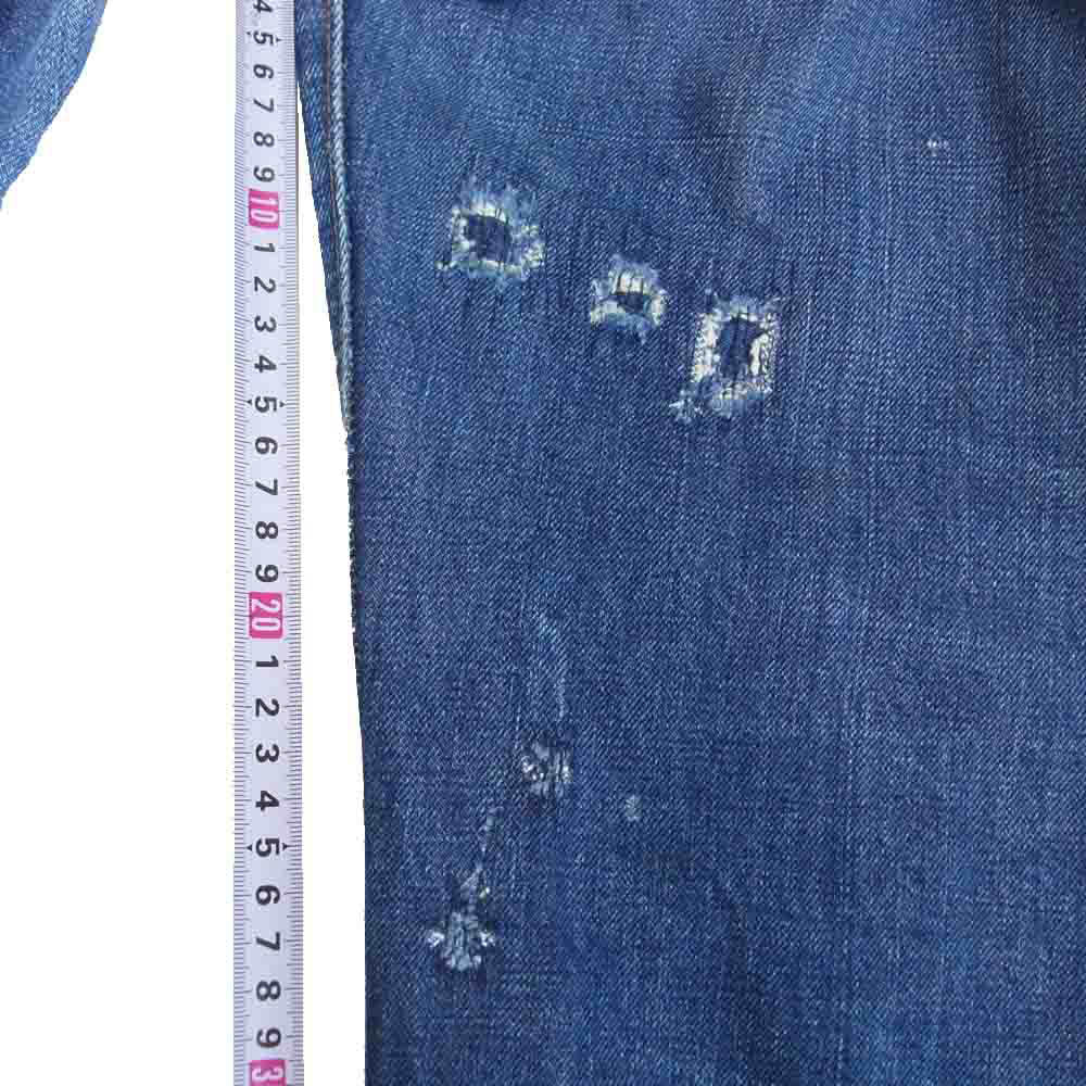 Levi's リーバイス Vintage 517-0217 ヴィンテージ 70s 80s ボタン裏2 66前期 42TALON BIGE ブーツカット デニム パンツ ジーンズ インディゴブルー系 36【中古】