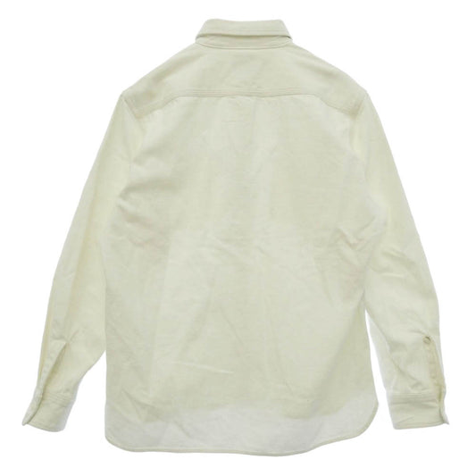 HOUSTON ヒューストン 41254 SOLID VIYELLA SHIRT ソリッド ビエラ ワークシャツ ホワイト系 M【中古】