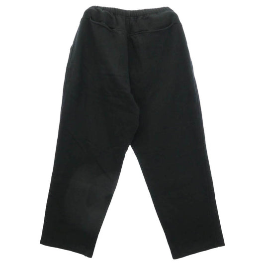 COMOLI コモリ 21SS T01-05003 コットン吊裏毛スウェットパンツ ブラック ブラック系 1【中古】