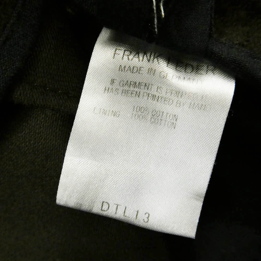 FRANK LEDER フランクリーダー 0423085 DEUTSCHLEDER ジャーマンレザー 2タック ツータック パンツ ブラウン系 XS【中古】