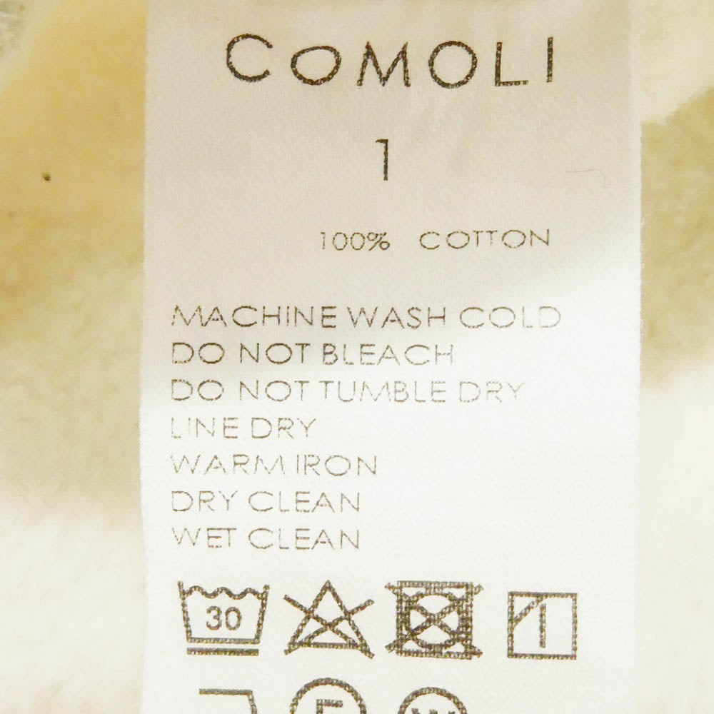 COMOLI コモリ 23AW Y03-05003 コットン吊裏毛スウェットパンツ グレー グレー系 1【中古】