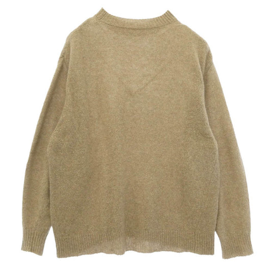 COMOLI コモリ 21AW U03-06008 カシミヤクルーネックニット セーター ベージュ系【中古】