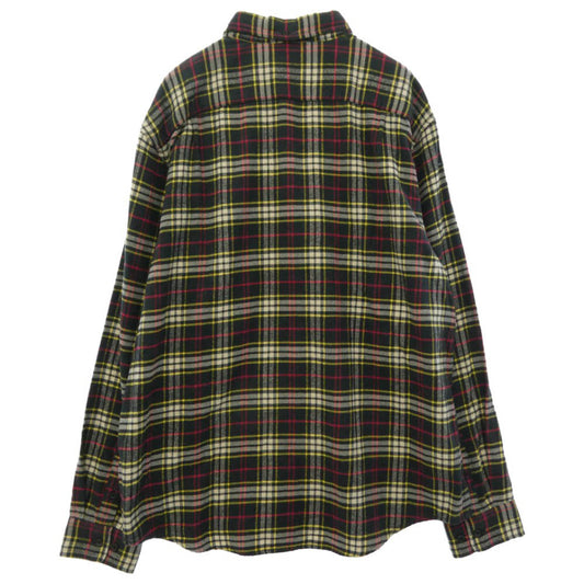 Supreme シュプリーム 20AW Tartan Flannel Shirt タータンチェック フランネル 長袖 BD ボタンダウン シャツ マルチカラー系 L【中古】