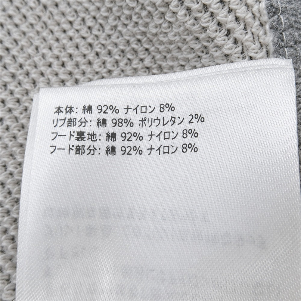 MONCLER モンクレール 22SS H10938G00038 ロゴ プリント プルオーバー スウェット パーカー グレー系 M【中古】