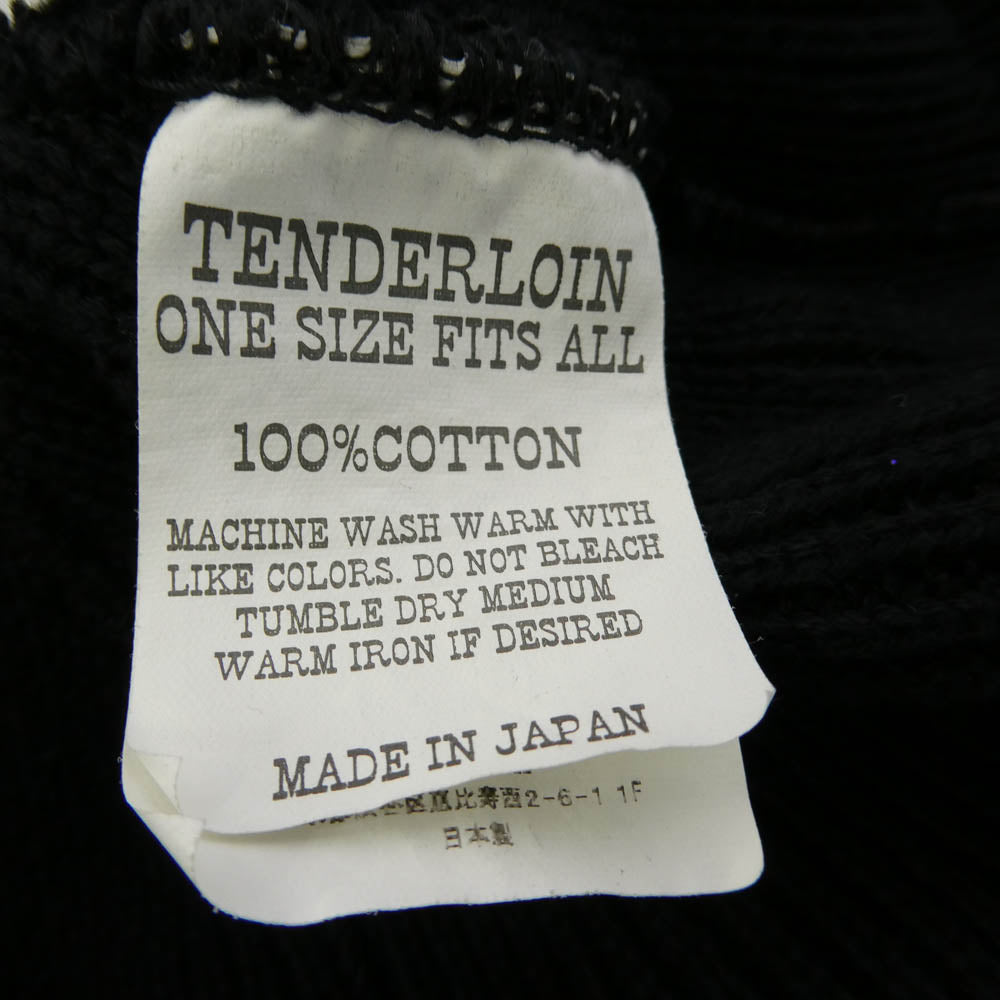 TENDERLOIN テンダーロイン T-BEANIE ビーニー ニット キャップ 帽子 ブラック系【中古】