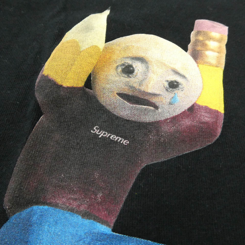 Supreme シュプリーム 17SS Mike Hill R egretter Tee マイク ヒル グラフィック プリント Tシャツ 半袖 カットソー ブラック系 M【中古】