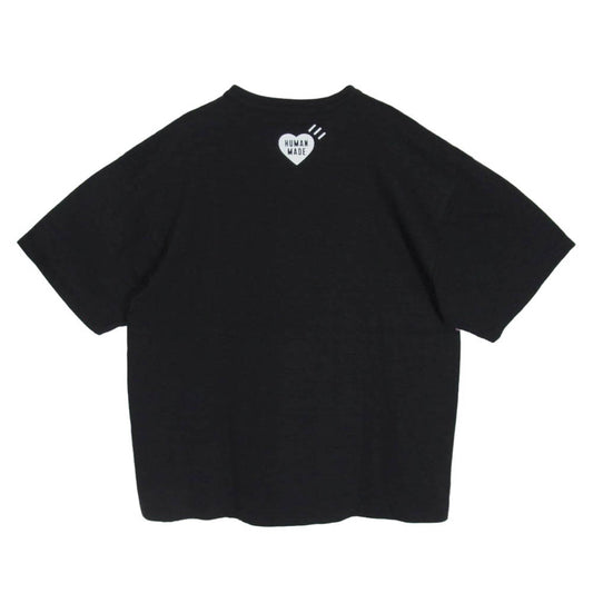 HUMAN MADE ヒューマンメイド 26SS HM31TE005 GRAPHIC T-SHIRT グラフィック プリント コットン 半袖 Tシャツ ブラック系 XXL 2XL【中古】