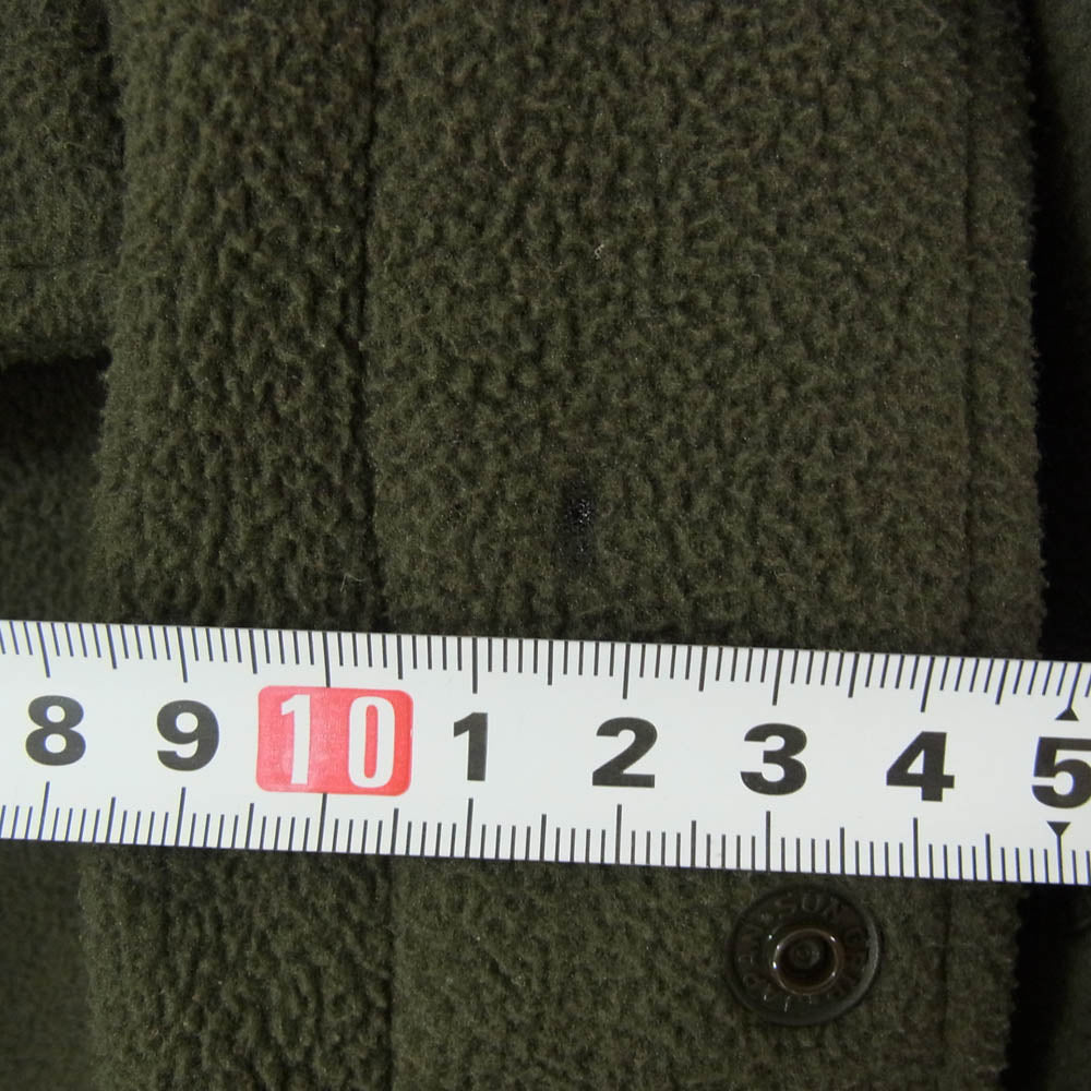 WTAPS ダブルタップス 24AW 242TQDT-SHM05 OBJ LS POLY. FLEECE ボタンスナップ ポリエステル フリース シャツジャケット ブルゾン カーキ系 L【中古】
