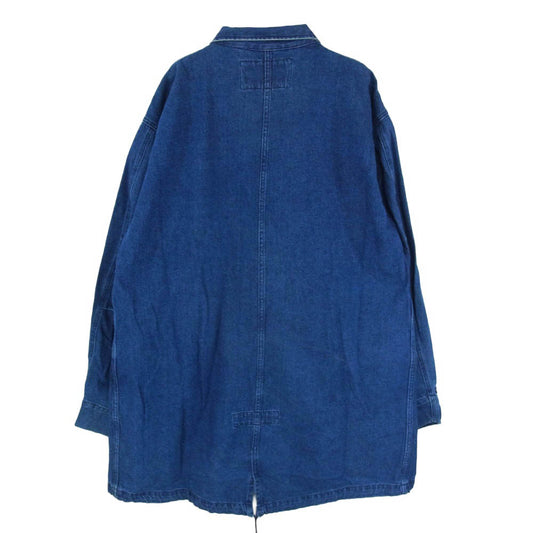 DESCENDANT ディセンダント CRICKET DENIM JACKET クリケットデニム モッズ コート ジャケット インディゴブルー系 3【中古】