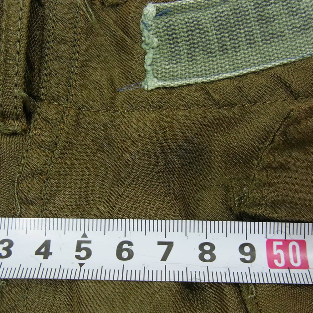 ヴィンテージ ヘリクルー カーゴ パンツ カーキ系 サイズ表記無【中古】