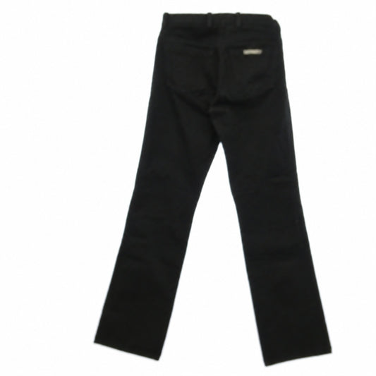 CHROME HEARTS クロムハーツ(原本無) OLD FLEURKNEE DNM PANTS オールド フレアニー デニム パンツ ブラック系 34【中古】