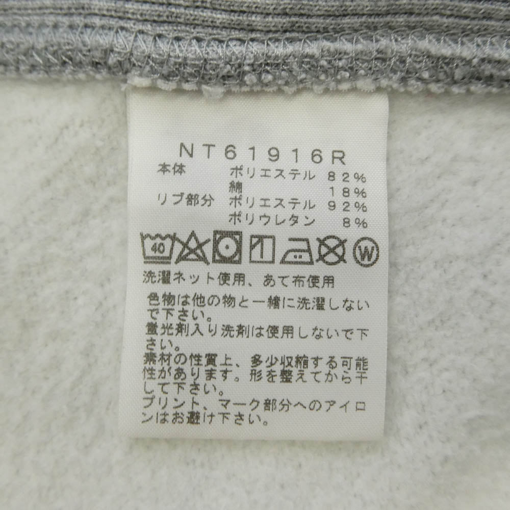 THE NORTH FACE ノースフェイス NT61916R BIG HOODIE ビッグ フーディ プルオーバー スウェット パーカー グレー系 XL【中古】