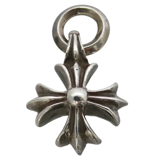 CHROME HEARTS クロムハーツ(原本無) CHARM CH PLUS CHプラスチャーム アフター 1ルビー ネックレス ペンダントトップ シルバー系 ワインレッド系【中古】