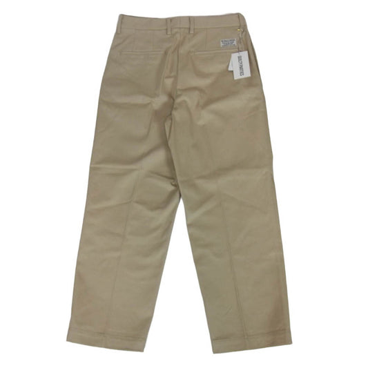 WACKO MARIA ワコマリア 26AW 26FWE-WMP-PT01 DOUBLE PLEATED CHINO TROUSERS チノ トラウザーズ パンツ ベージュ系 L【極上美品】【中古】