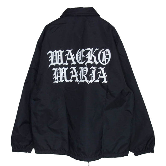 WACKO MARIA ワコマリア ロゴ コーチ ジャケット ブルゾン ブラック系 L【中古】