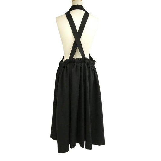 COMME des GARCONS コムデギャルソン 22AW 3J-A004 noir kei ninomiya ノワールケイニノミヤ ダブル ボタン ジャンパー スカート ワンピース ブラック系 S【美品】【中古】