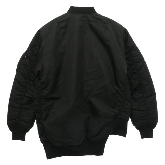 COMME des GARCONS コムデギャルソン ALPHA アルファ SZ-J017 CDG × ALPHA INDUSTRIES BIAS DESINED MA-1 JACKET シーディージー アルファ インダストリーズ バイアスデザイン リバーシブル フライト ボンバージャケット ブラック系 S【極上美品】【中古】