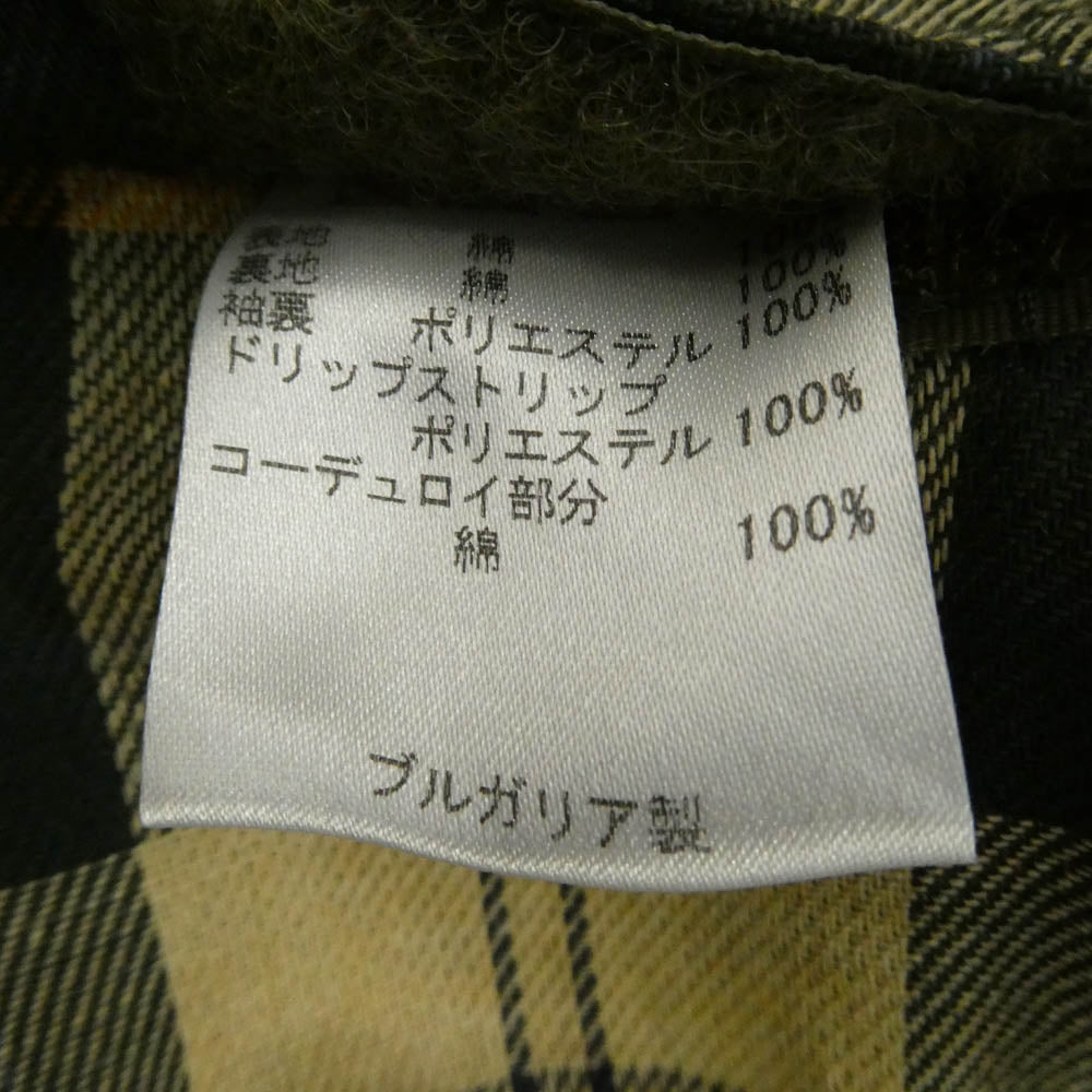 Barbour バブアー 1402118 SL BEDALE HOODED CASUAL オイルド ビデイル フーデッド コート モスグリーン系 36【中古】