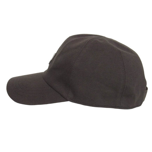 Rick Owens リックオウエンス MU01F3B02 89BAD × Moncler Baseball Cap Dark Dust モンクレール 刺繍ロゴ ベースボール キャップ ダークブラウン系 UNI【美品】【中古】