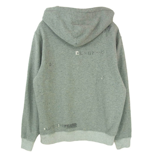 POLO RALPH LAUREN ポロ・ラルフローレン POLO BEAR ポロ ベア プリント 後付けフーディ スウェット パーカー グレー系 L LG【中古】