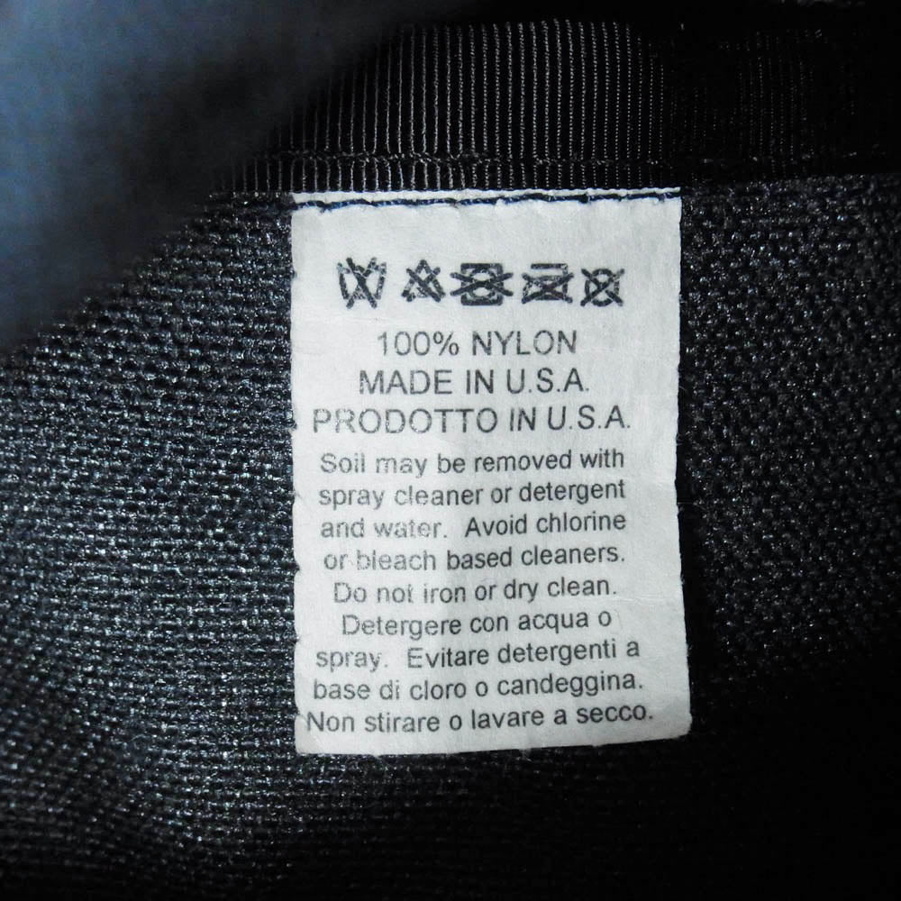 バッグスインプログレス BUCKET TOTE ナイロンキャンバス バケット トートバッグ ネイビー系【中古】