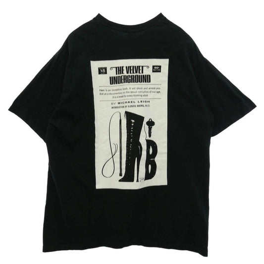 Supreme シュプリーム 19AW The Velvet Underground ベルベット アンダーグラウンド 半袖 Tシャツ カットソー ブラック系 XL【中古】