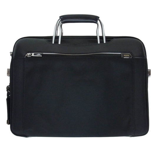 TUMI トゥミ 255001D2 Arrive Hamilton Slim Brief アリヴェ ハミルトン スリム ブリーフケース ビジネスバッグ ブラック系【中古】