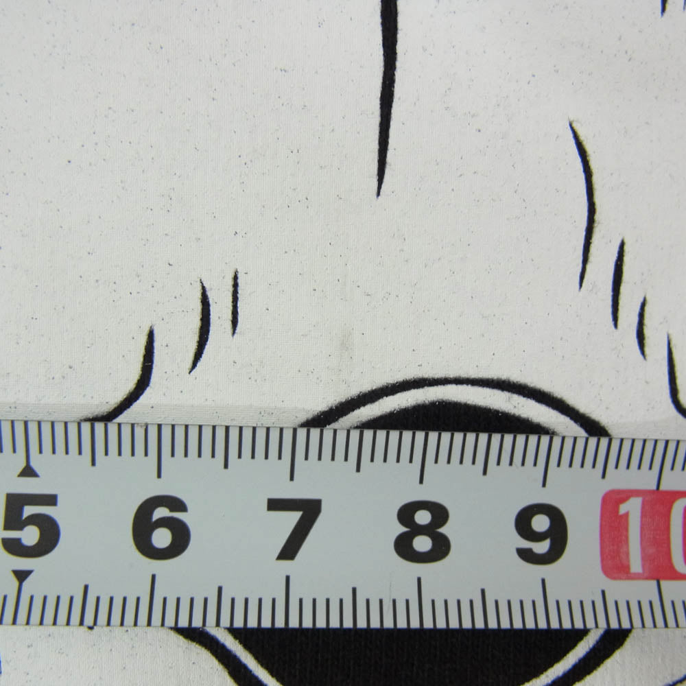 TRAVIS WALKER トラヴィスワーカー ダブルクロス トリプルスカル ショートスリーブ 半袖 プリント Tシャツ ブラック系 L【中古】