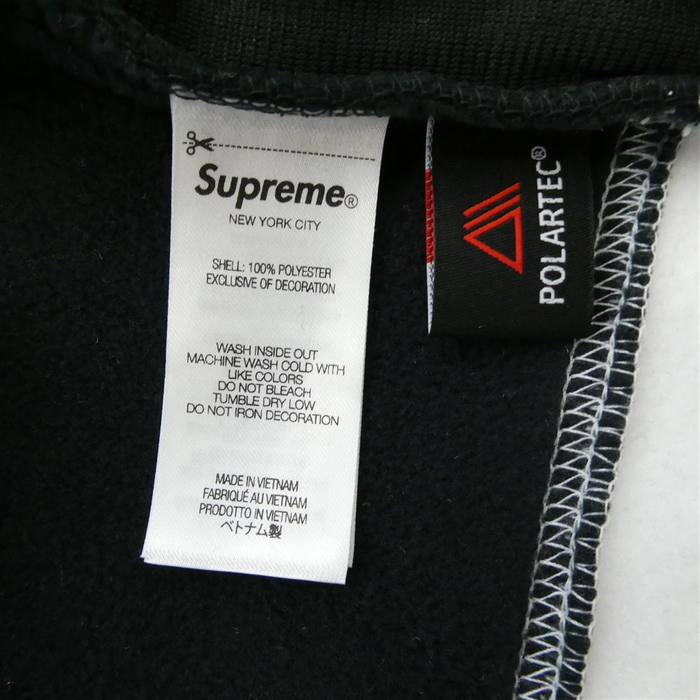Supreme シュプリーム 25AW Polartec Hooded Hockey Jersey ポーラテック フーデッド ホッケージャージ パーカー ブラック系 XL【極上美品】【中古】