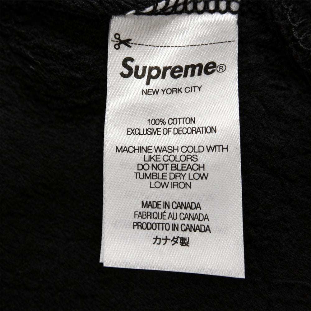 Supreme シュプリーム Small Box Crewneck スモール ボックス ロゴ クルーネック プルオーバー スウェット トレーナー ブラック系 M【中古】