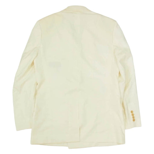 DIOR HOMME ディオールオム 943C204A1800 ウール ダブル テーラード ジャケット オフホワイト系 44【中古】