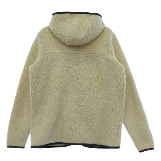 patagonia パタゴニア 19AW 22806FA19 W's Retro Pile Hoody レトロ パイル フーディー ボアフリース ジップアップ パーカー ジャケット オフホワイト系 S【中古】