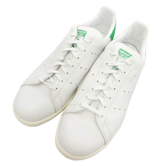 adidas アディダス IF0202 STAN SMITH 80s スタンスミス 復刻 コートシューズ ローカット スニーカー ホワイト系 グリーン系 27.5cm【中古】